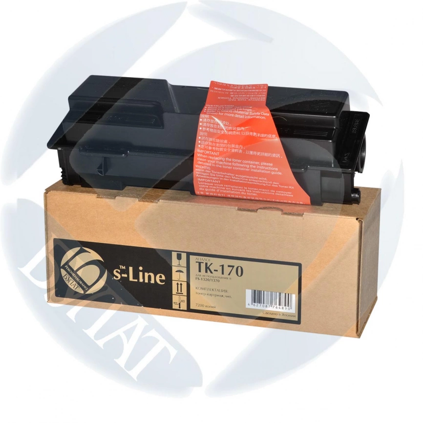 Тонер-картридж Kyocera FS-1320D TK-170 (7.2k) БУЛАТ s-Line (арт: AAMTFS1320060) фото 1