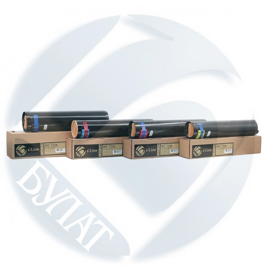 Тонер-картридж Xerox WorkCentre 7228 /7328 /7345 006R01178 (006R01283) (16k) Y БУЛАТ s-Line фото 1