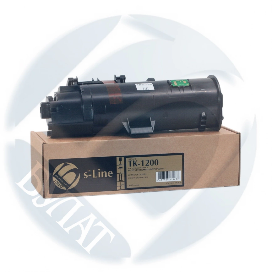 Тонер-картридж Kyocera ECOSYS P2335 TK-1200 (3k) БУЛАТ s-Line фото 1