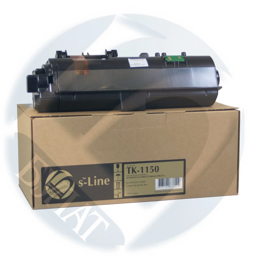 Тонер-картридж Kyocera ECOSYS P2235 TK-1150 (3k) БУЛАТ s-Line фото 1