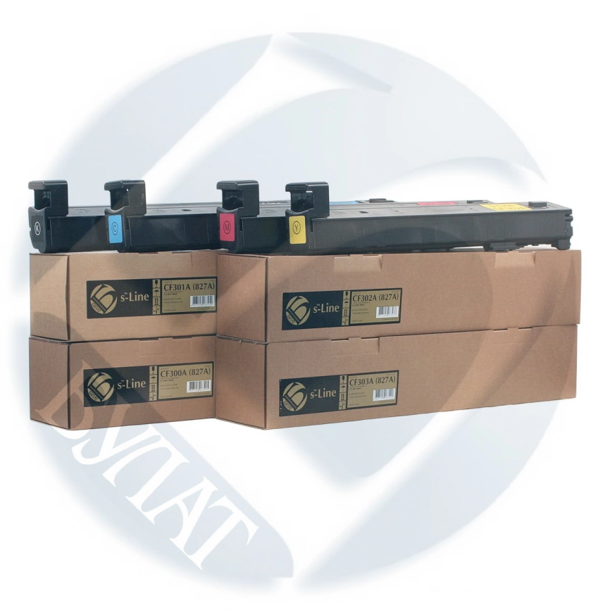 Тонер-картридж HP Color LJ M880 CF300A (29.5k). Black БУЛАТ s-Line (восстановленный) фото 1