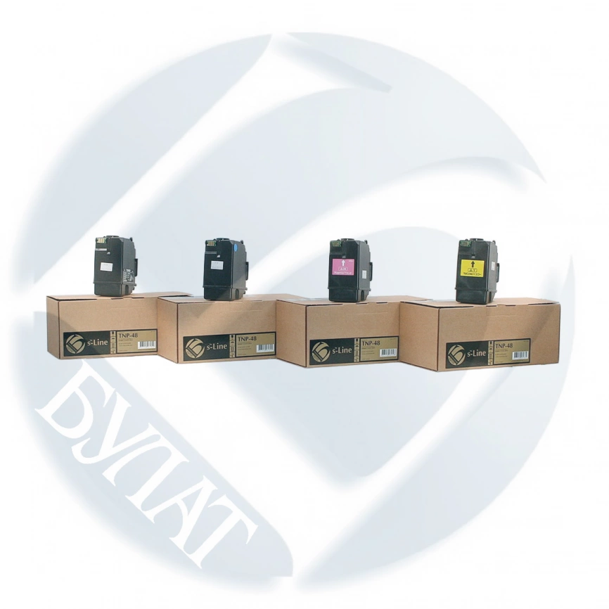 Тонер-картридж Konica Minolta bizhub C3350 /C3850 TNP48 (10k) C БУЛАТ s-Line фото 1