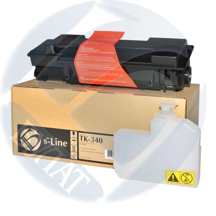 Тонер-картридж Kyocera FS-2020 TK-340 (12k) БУЛАТ s-Line под заказ фото 1