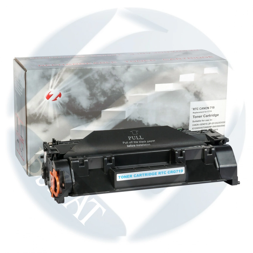Тонер-картридж Canon iSENSYS LBP-251 /MF-411 /HP LJ P2035 /M401 719 /CE505A/CF280A Universal (2.1k) 7Q фото 1