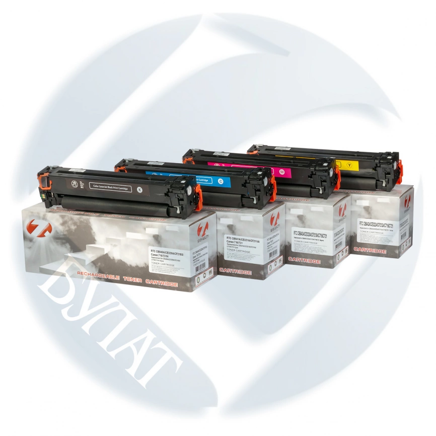 Тонер-картридж HP Color LJ M251 /CP1215 /CP1525 Т-к CF210X/CB540A/CE320A (131X/125A/128A) Black Universal (2.4k) 7Q фото 1