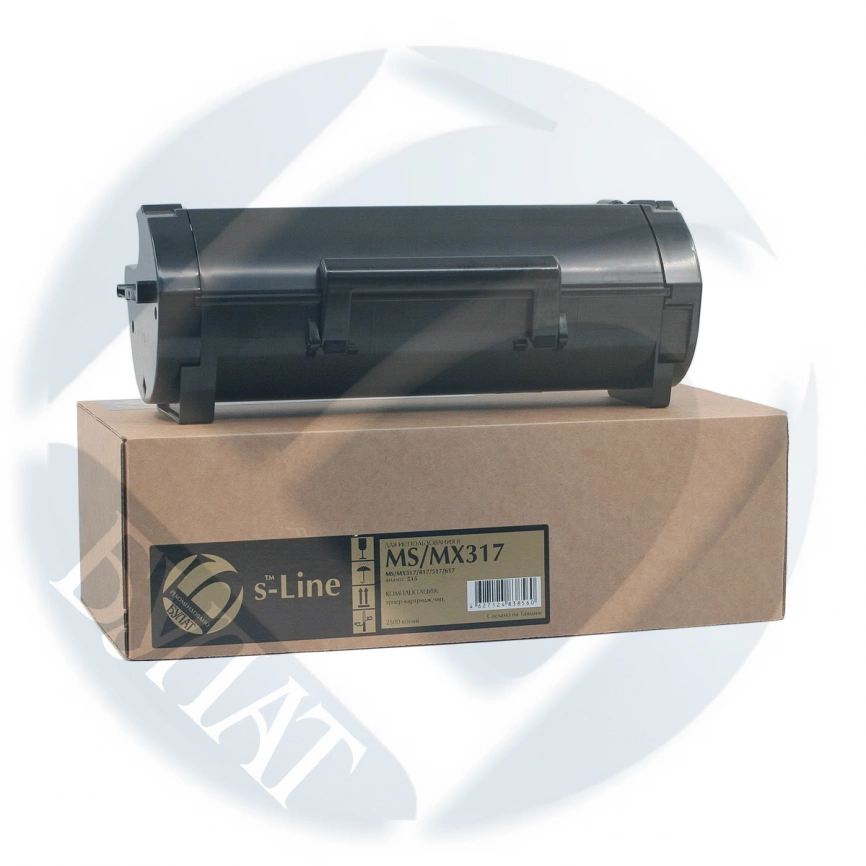Тонер-картридж Lexmark MS/MX317 51B5000 (2.5k) БУЛАТ s-Line фото 1