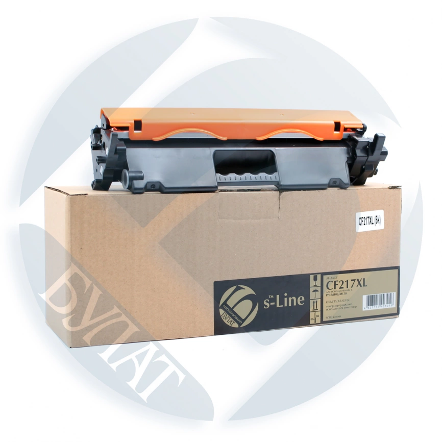 Тонер-картридж HP LJ M102 /M130 /Canon iSENSYS LBP-113 CF217XL/047XL (6k) БУЛАТ s-Line (хим. тонер) фото 1
