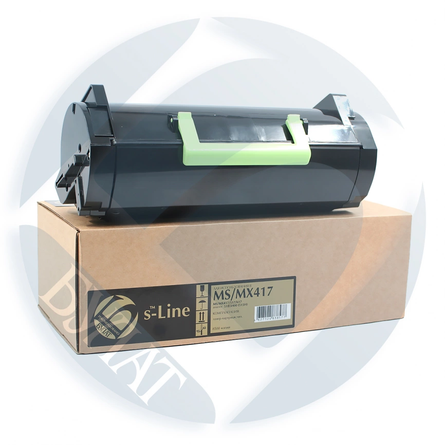 Тонер-картридж Lexmark MS/MX417 51B5H00 (8.5k) БУЛАТ s-Line фото 1