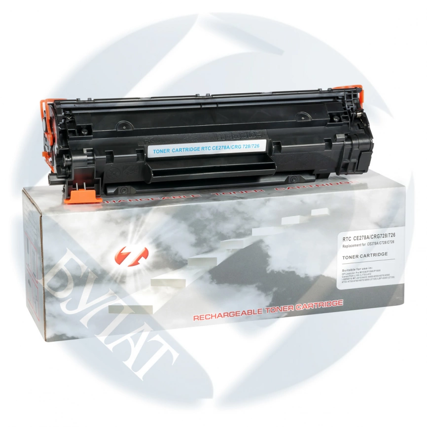 Тонер-картридж HP LJ P1560 /iSENSYS MF4410 CE278A/Canon 726 /728 (2.1k) 7Q фото 1