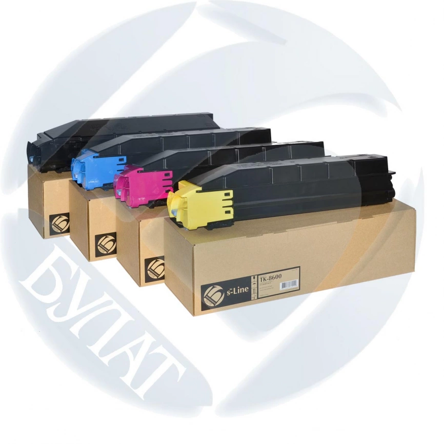 Тонер-картридж Kyocera FS-C8600 /C8650 TK-8600 (30k) B БУЛАТ s-Line фото 1