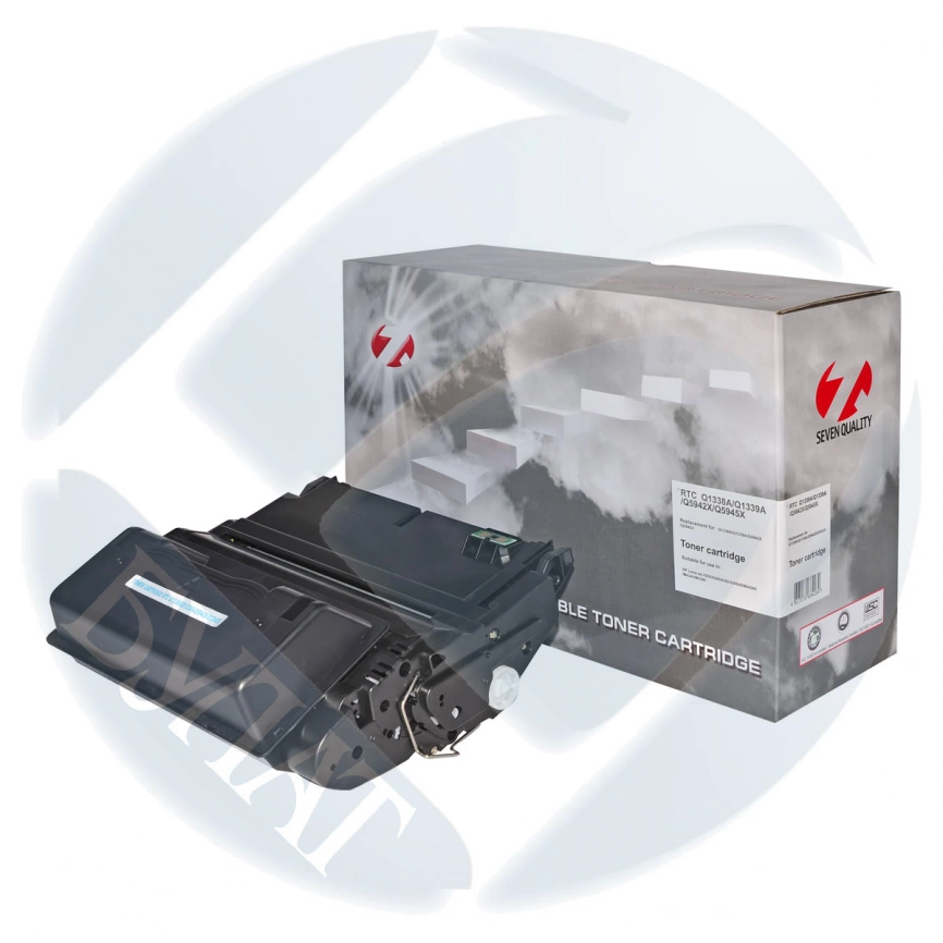 Тонер-картридж HP LJ 4200 /4250 /4300 /M4345 Q1338X/39X/42X/45X Universal (20k) 7Q фото 1