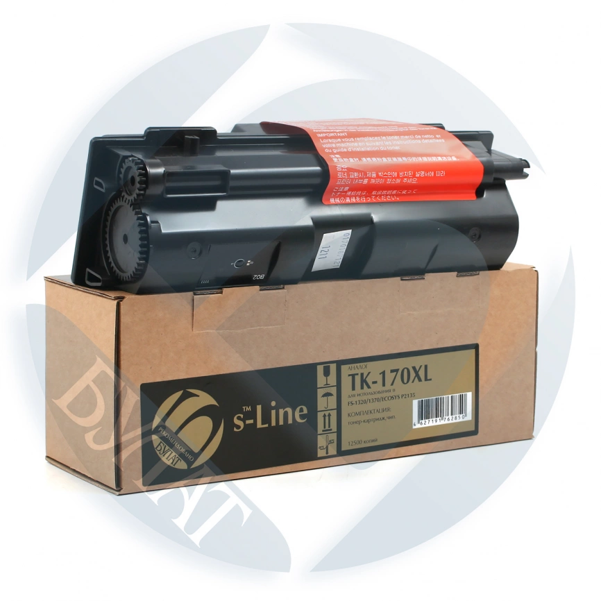 Тонер-картридж Kyocera FS-1320D TK-170XL (12.5k) БУЛАТ s-Line фото 1