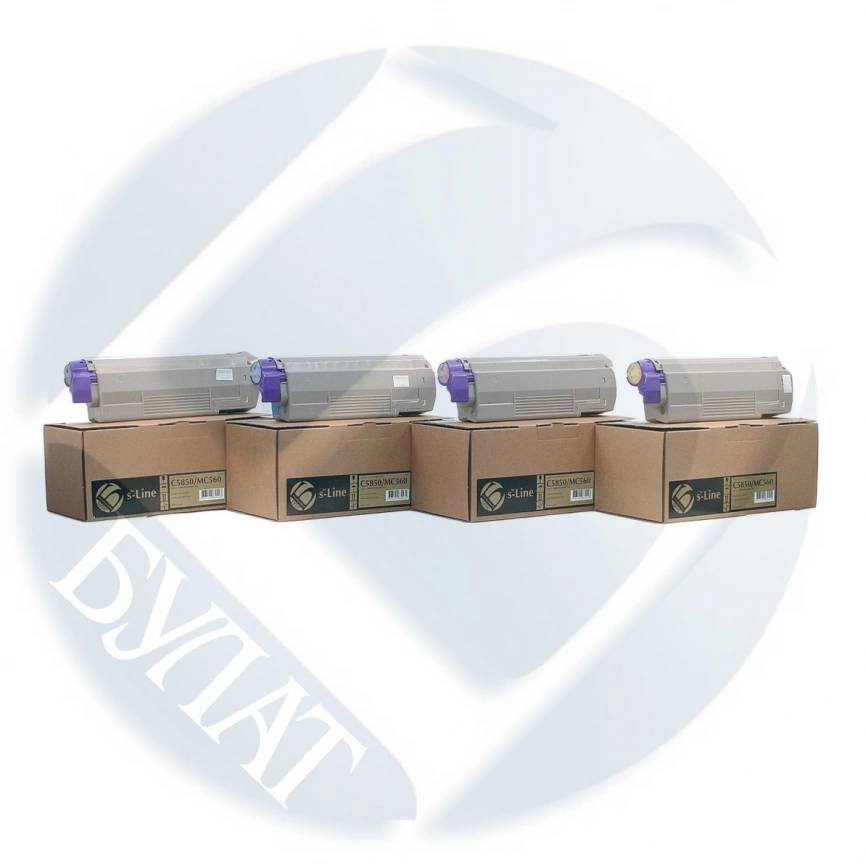 Тонер-картридж Oki C5850 43865722 /43865742 (6k) Magenta БУЛАТ s-Line фото 1